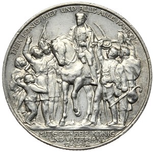 Germany, Prussia, 2 marks 1913, 100th anniversary of the victory at Leipzig