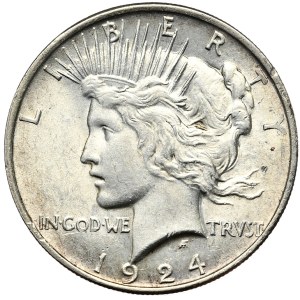 USA, 1 dolár, 1924 Peace, Philadelphia