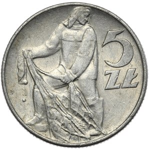 PRL, 5 zloty 1974 Rybak