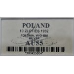 Poland, 10 zloty, 1932, without mint mark, GCN AU 55