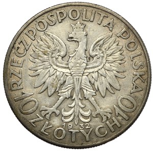 Poland, 10 zloty, 1932, bz