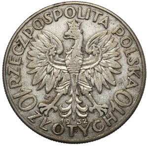 Poland, 10 zloty, 1932, bz