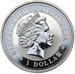 Australia, Year of the Goat, 2003, 1 oz., Lunar I