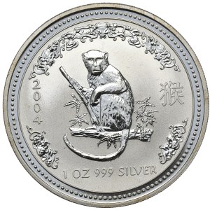 Australia, Rok Małpy, 2004r., 1 oz., Lunar I