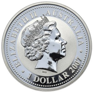 Austrália, Rok myši, 2008/7, Lunár I, 1oz., ZRADA