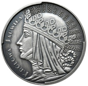 Queen Hedwig, 1oz, oxidized from BU version