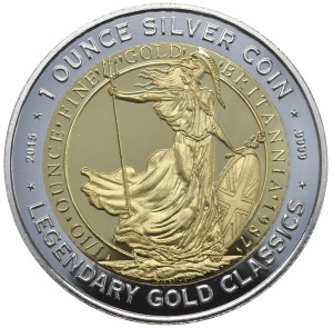 Benin, 1000 francs, 2015, Gold Britain, 1oz., Rarity