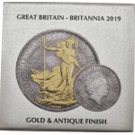 Wielka Brytania, Brytania, 2019r., 1 oz., Rzadkość