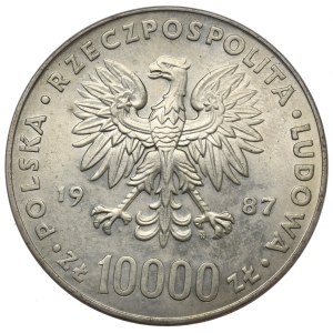 PRL, 10000 złotych 1987 Jan Paweł II