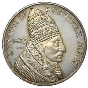 Włochy, Medal papież Sykstus IV, 1975, srebro 925