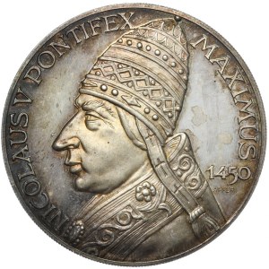 Italy, Medal Pope Nicholas V, 1975, 925 silver
