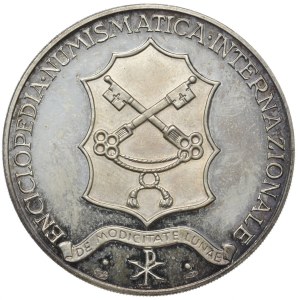 Włochy, Medal papież Mikołaj V, 1975, srebro 925
