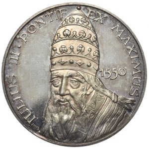 Włochy, Medal papież Juliusz III, 1975, srebro 925