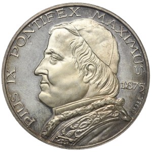Włochy, Medal papież Pius IX, 1975, srebro 925
