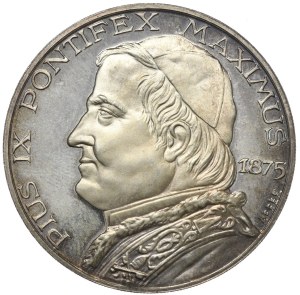 Italy, Medal Pope Pius IX, 1975, 925 silver