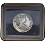 Kajmany, 25 Dolarów, 1977r. w oryginalnym pudełku z certyfikatem
