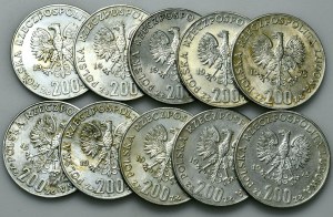 Set of 10x 200 PLN 1975 soldiers