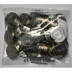 III RP, 1 złoty 2019, woreczek menniczy 100 szt.