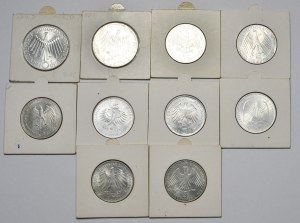 RFN, Set of 2 x 10 marks and 8 x 5 marks. Total of 10 pieces