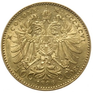 Austria, Franz Joseph, 10 crowns 1896