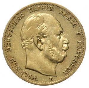 Germany, Prussia, 10 marks 1874 B