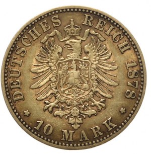 Germany, Prussia, 10 marks 1878 A