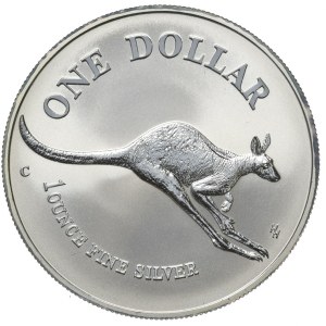 Australia, kangaroo 1994, 1 oz, Ag 999, RAM