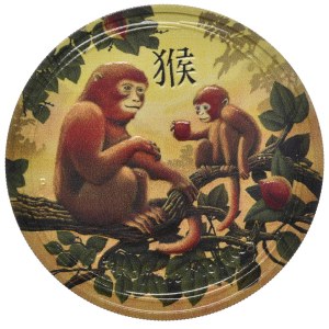 Australia, Rok Małpy, 2016r., 1 oz., kolor. Rzadkość