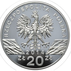 Polska, 20 złotych, 2014, Konik polski