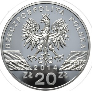 Poland, 20 gold, 2014, Polish horse
