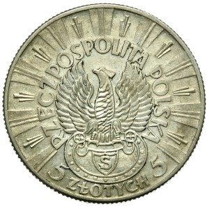 Polska, 5 złotych 1934r., Piłsudski, orzeł strzelecki