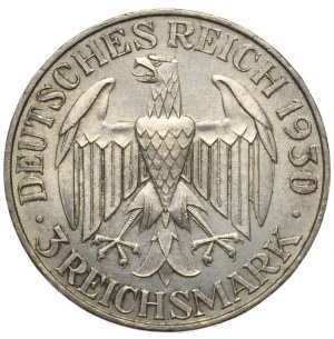 Germany, Weimar Republic, 3 marks 1930 A, Berlin, Graf Zeppelin