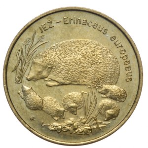 Polska, 2 złote 1996, jeż