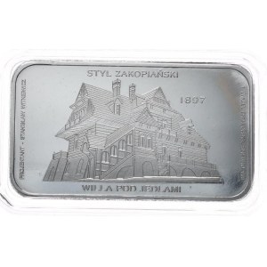 Sztabka 1oz. Srebrna Mennica, Jedle