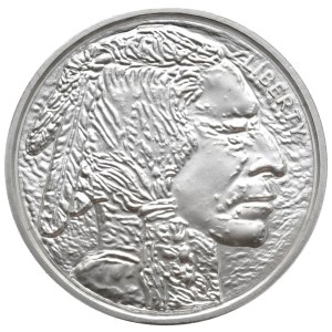 USA, bizon, 1 oz, Srebro 999 (Dead Indian)