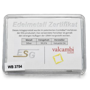 Sztabka 5x1g, Valcambi