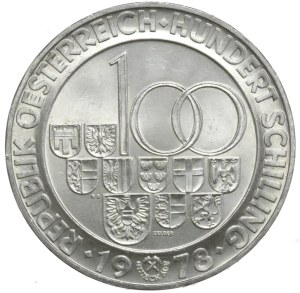 Austria, 100 shillings, 1978.