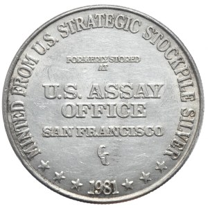 USA, 1 oz., 1981r., San Francisco