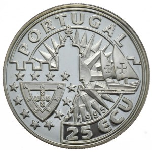 Portugalia, 25 Ecu, 1995r., Vasco da Gama