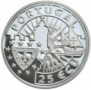 Portugal, 25 Ecu, 1998,Albuquerque