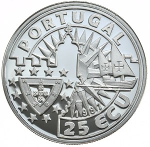 Portugal, 25 Ecu, 1997, Magellan