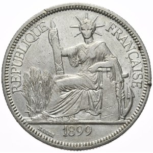 Indochiny Francuskie, 1 Piastr, 1899r.