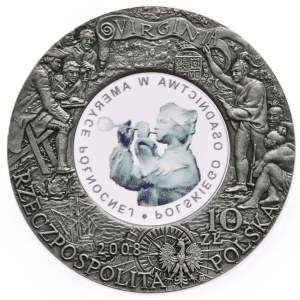 Polska, 10 złotych, 2008r., Osadnictwo