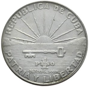 Cuba, 1 Peso, 1953.