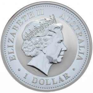 Australia, Kookaburra, 2009, 1 oz. anniversary limited edition for the 20th anniversary of the series, image 2005.