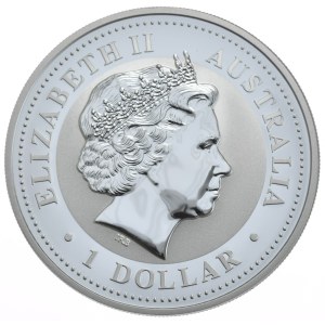 Australia, Kookaburra, 2009, 1 oz. anniversary limited edition for the 20th anniversary of the series, image 1996.