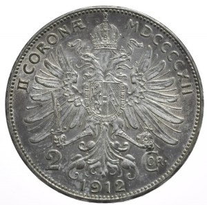 Austria, 2 crowns 1912
