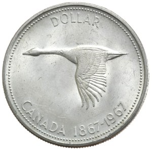 Canada, $1, 1967.