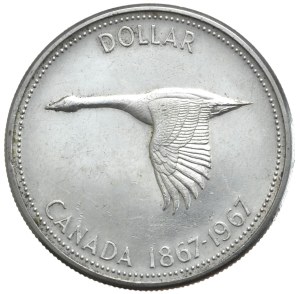 Canada, $1, 1967.