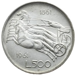 Włochy, 500 Lirów, 1961r.